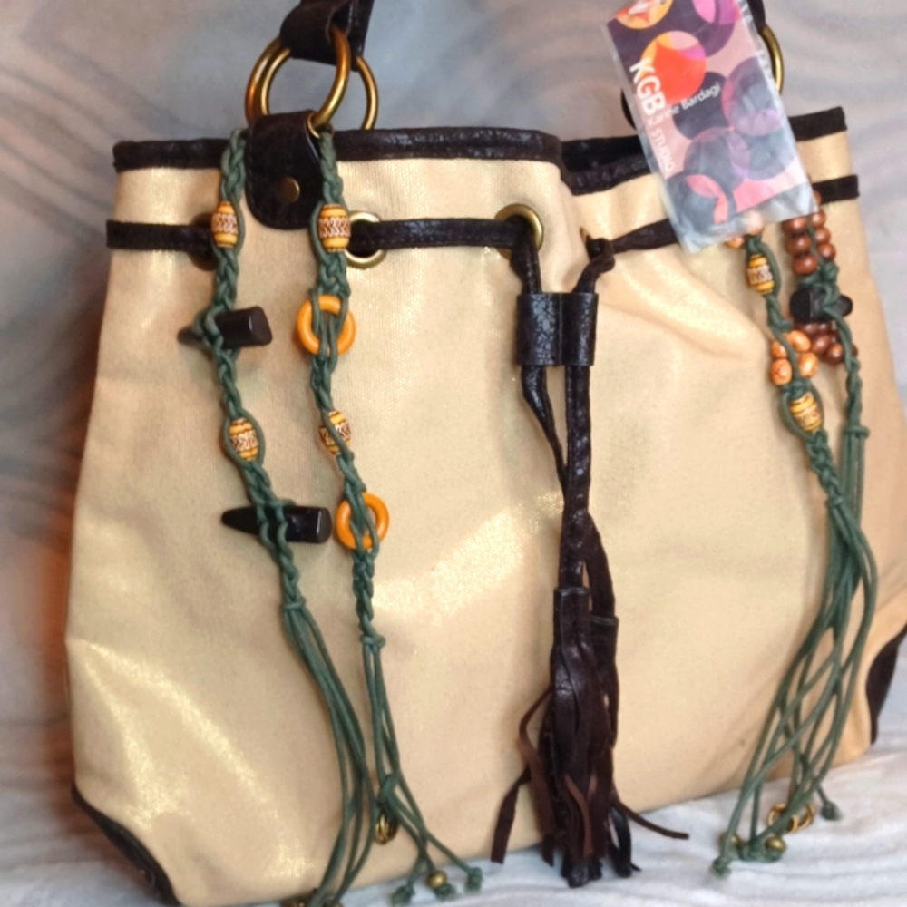 KGB Tote NWT Hand Made, 14x12x4